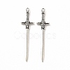 Tibetan Style Alloy Pendants PALLOY-M207-02AS-1
