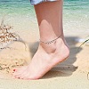 SHEGRACE 925 Sterling Silver Anklet JA64B-3