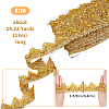 13M Sequin Polyester Wavy Lace Ribbon OCOR-WH0090-037B-2