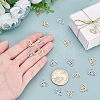 20Pcs 2 Colors Brass Charms KK-FH0002-18-3