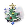 Christmas Theme Glitter Felt Fabric Alligator Hair Clip LS-PHAR-U002-01G-1