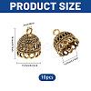 Zinc Alloy Pendant Bails FIND-CA0011-53AG-2