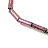 Electroplated Natural Lava Rock Beads Strands G-K388-03A-08-2