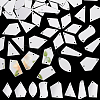 Triangle/Polygon/Rectangle/Horse Eye/Rhombus Acrylic Connector Charms MACR-PH0001-85B-7