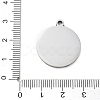 201 Stainless Steel Pendants SA-CBA3D3A-05P-03-3