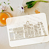 Plastic Drawing Painting Stencils Templates DIY-WH0396-405-3