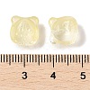 Transparent Spray Paint Glass Beads GLAA-Z011-01G-3
