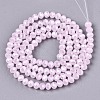 Electroplate Glass Beads Strands X-EGLA-A034-J6mm-A09-2