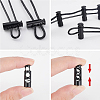 24Pcs 4 Colors Alloy Card Locks FIND-GF0008-49-5