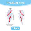 15Pcs Embroidery Thread Clothing Patches PATC-DC0001-10-2