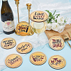 32Pcs Wooden Coaster DIY-GO0002-96-4