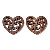 Walnut Wood Laser Cut Pendants WOOD-Q051-05H-1