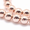 Electroplate Non-magnetic Synthetic Hematite Beads Strands G-L485-01C-LRG-2