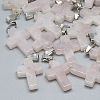 Natural Rose Quartz Pendants G-T080-19-1