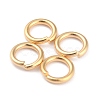 Rack Plating Brass Open Jump Rings KK-O139-18O-G-1