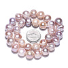 Natural Cultured Freshwater Pearl Beads Strands PEAR-N013-10B-6