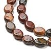Natural Polychrome Jasper/Picasso Stone/Picasso Jasper Beads Strands G-E444-46B-6