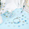 64Pcs 10 Styles Opaque Resin European Beads RESI-ME0001-36-4