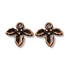 Tibetan Style Alloy Pendants TIBEP-LF10826YKG-R-FF-1