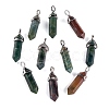 Natural Indian Agate Pointed Pendants G-M378-01P-A39-1