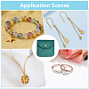 10Pcs Velvet Jewelry Storage Bags with Snap Button ABAG-HY0001-17A-5