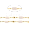 3.28 Feet Handmade Natural Rose Quartz Beaded Chains X-CHC-E021-01D-2