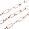 Ion Plating(IP) 304 Stainless Steel Paperclip Chains CHS-F010-01B-RG-01-2