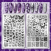 304 Stainless Steel DIY Nail Art Templates MRMJ-WH0117-005-3