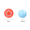 Opaque Acrylic Beads MACR-YW0001-18D-2