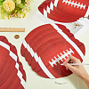 15Pcs Rugby Party Paper Cut AJEW-SP0001-30-3