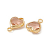 Transparent K9 Glass Connector Charms GLAA-A005-31LG-07-2
