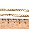 3.8MM 304 Stainless Steel Figaro Chain Necklaces for Women NJEW-B134-02B-G-5