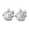 Brass Glass Charms KK-G474-07P-1