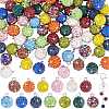 78pcs 13 colors Polymer Clay Rhinestone Charms RB-PH0001-48-1