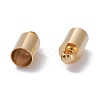 Brass Cord Ends KK-D002-01B-G-2