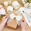 10 Yards Burlap Ribbons SRIB-WH0026-11A-3