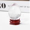 Easter Raw Natural Quartz Crystal Egg Display Decorations PW-WG89517-06-1