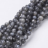 Natural Larvikite Beads Strands X-GSR6mmC128-1