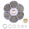 126g Iron Round Open Jump Rings IFIN-SZ0001-26-1