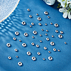 90Pcs 3 Style Brass Spacer Beads KK-PH0003-38-2