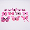 PVC Butterfly Wall Decorations DIY-WH0221-35B-2