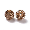 Polymer Clay Rhinestone Beads RB-K050-8mm-C27-5