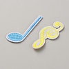 30Pcs Polyester Clothing Iron on Sew on Patches PATC-WH0028-030-2