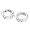 Tarnish Resistant Ring Smooth 304 Stainless Steel Spring Gate Rings STAS-E073-06-C-1