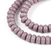 Opaque Solid Color Glass Beads Strands GLAA-ZX008-4mm-18S-3