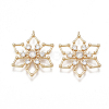 Brass Filigree Pendants X-KK-T038-381G-1