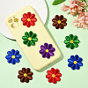 50Pcs 5 Colors Computerized Embroidery Cloth Iron on/Sew on Patches PATC-CY0001-17B-5