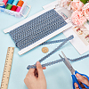 Braided Polyester Lace Trim OCOR-WH0079-23C-3