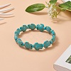 Dyed Synthetic Sea Turtle Beaded Stretch Bracelets for Women BJEW-JB09934-01-2