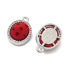 Brass Micro Pave Cubic Zirconia Pendants KK-C158-03E-P-2